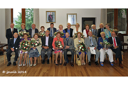 Viering 11 gouden echtparen Viering 11 gouden echtparen