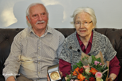 Briljant voor Alfons Van Dycke en Elza Surinx en 4 generaties Briljant voor Alfons Van Dycke en Elza Surinx en 4 generaties