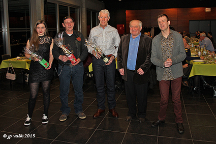 Kampioenenhuldiging bij De Witte Spreeuwen