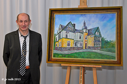 Pieter Marievoet schenkt kunstwerk ‘De Visserij ‘ aan OCMW Pieter Marievoet schenkt kunstwerk ‘De Visserij ‘ aan OCMW