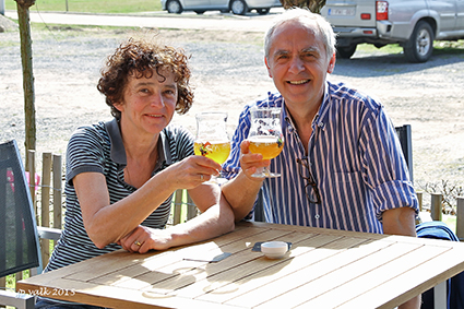 Genieten van de eerste mooie lentedag