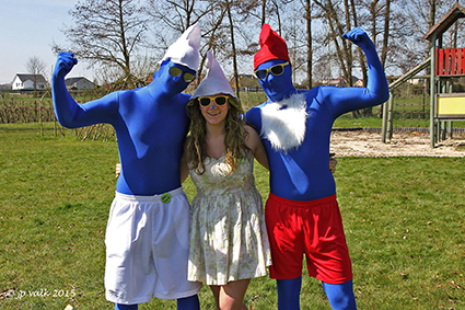 De paassmurf op Speelplein De Kei