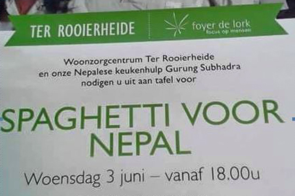 Spaghetti voor Nepal Spaghetti voor Nepal