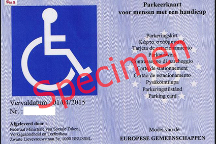 Strenge controle parkeerkaarten personen met een handicap