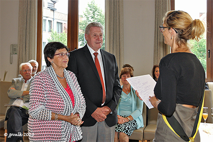 Jubilarissen ontvangen door gemeentebestuur Jubilarissen ontvangen door gemeentebestuur