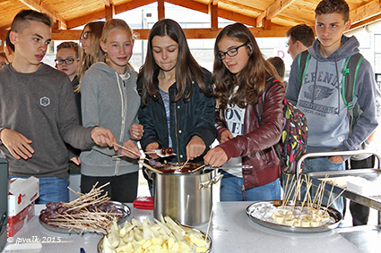 Gratis chocoladefondue bij PSSD Green High