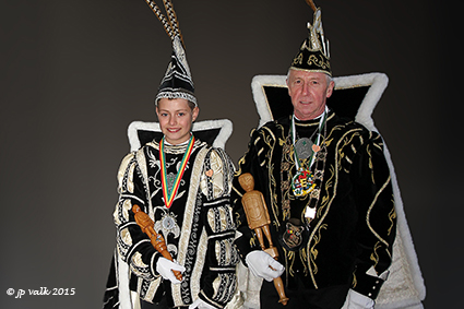 Kenneth I en Pierre I jeugdprins en carnavalsprins 2016
