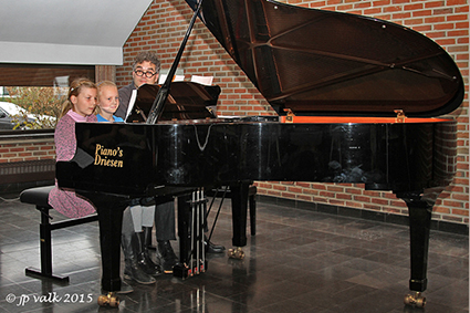 Kei leuk optreden van leerlingen uit pianoklas