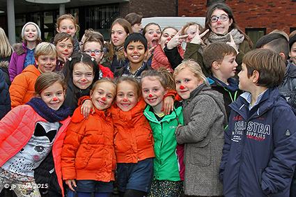 Rode Neuzen Dag bij gemeentelijke basisschool