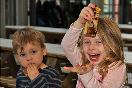 Pannenkoekenfeest in Paleis