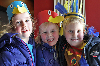 Grootouders op de koffie bij kleuters van vb Rooierheide