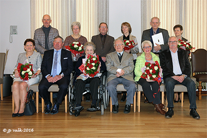 Viering huwelijksjubilarissen