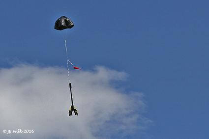 Leerlingen PMD lanceren raket