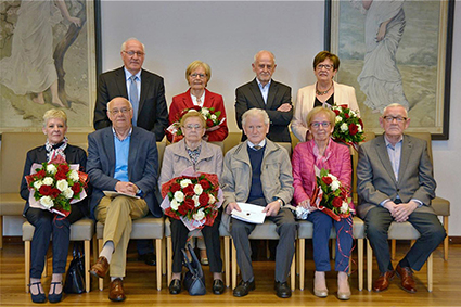 Viering huwelijksjubilarissen