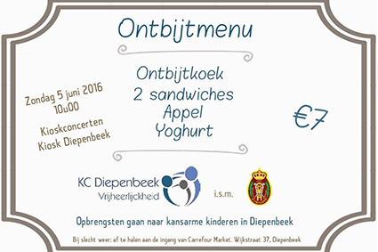 Kioskconcert met ontbijt