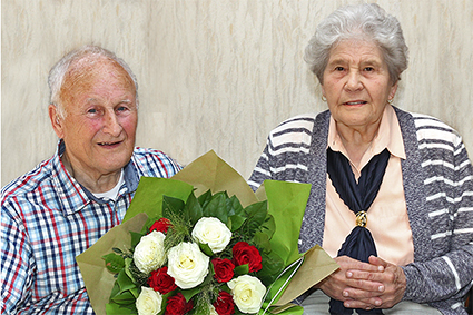 Diamanten huwelijkspaar Hendrik Zoomers en Maria Vandebosch