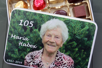 105 Jarige Maria Habex ontvangt schepencollege