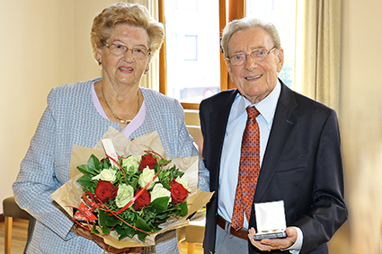 Viering  huwelijksjubilarissen van de maand