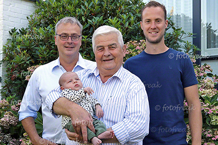 4 Generaties bij familie Steegmans