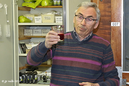 Beginners wijnmakers op de schoolbanken