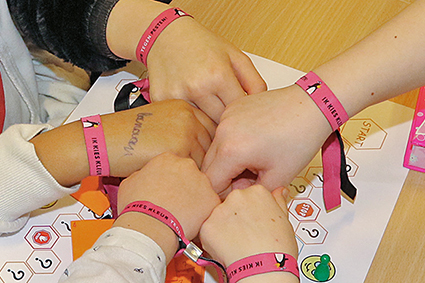 Vlaamse week tegen pesten bij v.b school Rooierheide