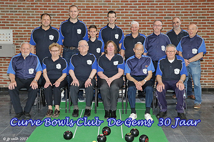 Curve Bowls Club De Gems Diepenbeek bestaat 30 jaar