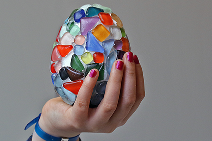 Paasworkshop mozaïek