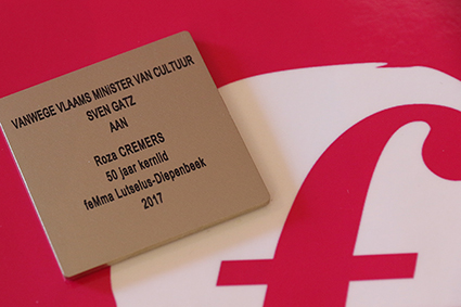 FeMma Lutselus viert kernleden en leden.