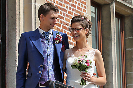 Christine en Yves beloven elkaar eeuwige trouw