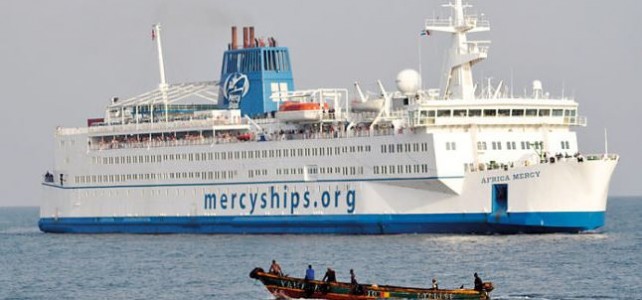 André Bloemen vaart mee met grootste ziekenhuisschip ter wereld