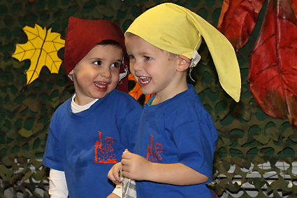 Grootouders gem. basisschool genieten van hun feest