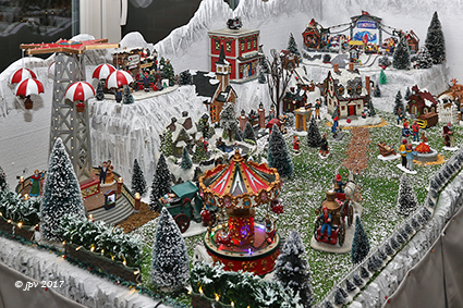 Kerstmis in het dorp van Freddy