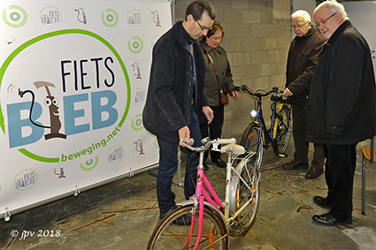 Eerste fietsjes voor de Fietsbieb in Diepenbeek