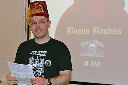 Vierde bijeenkomst van de Laurel & Hardy fanclub