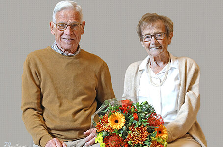 Jef Berx en Louisa Thijssen vieren Platina huwelijk.